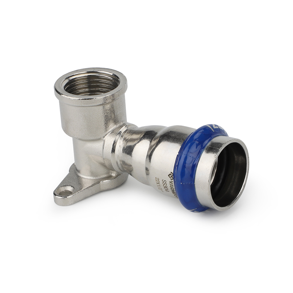 Водорозетка раструбная Varmega Inox Press с внутренней резьбой — изображение 2