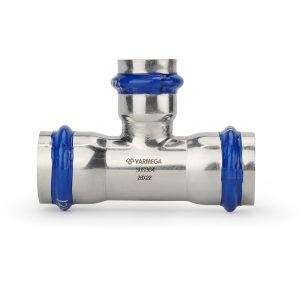 Тройник раструбный Varmega Inox Press переходной