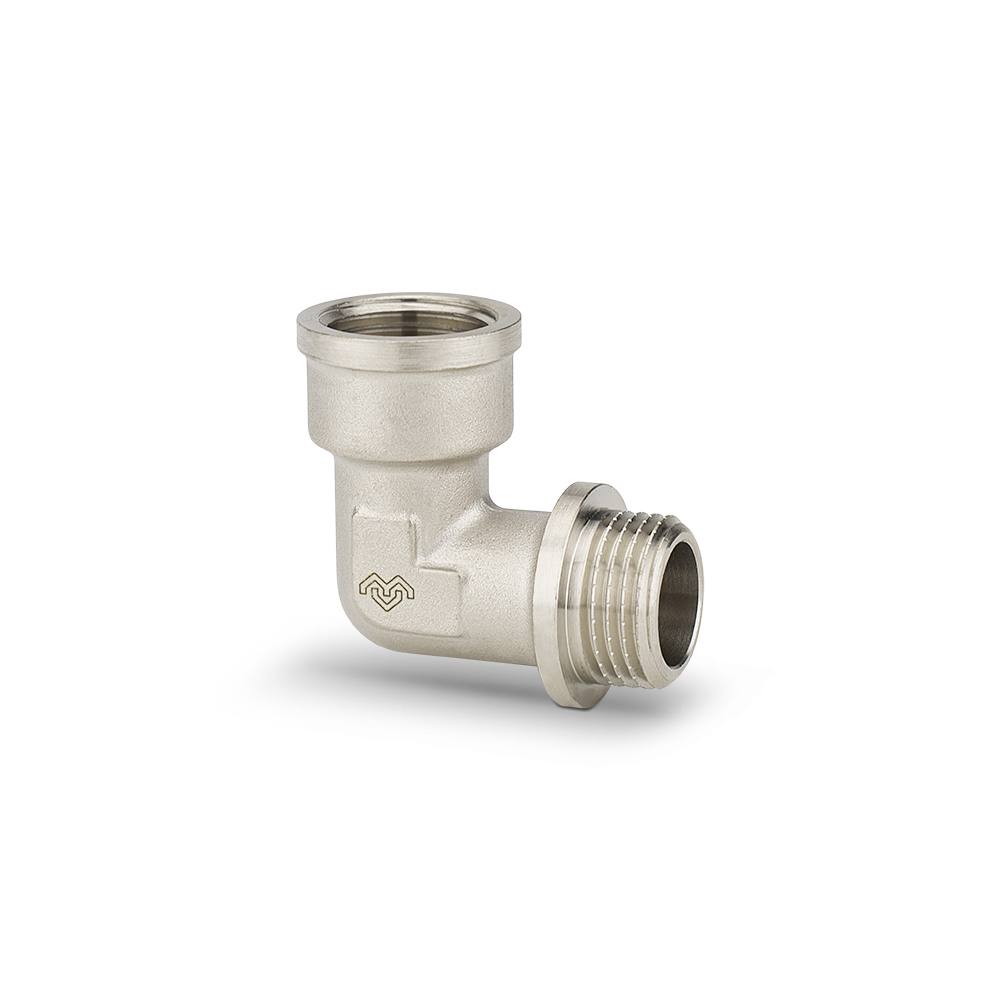 Угольник равносторонний Varmega ВР-НР с внутренней и наружной резьбой с упором — изображение 2