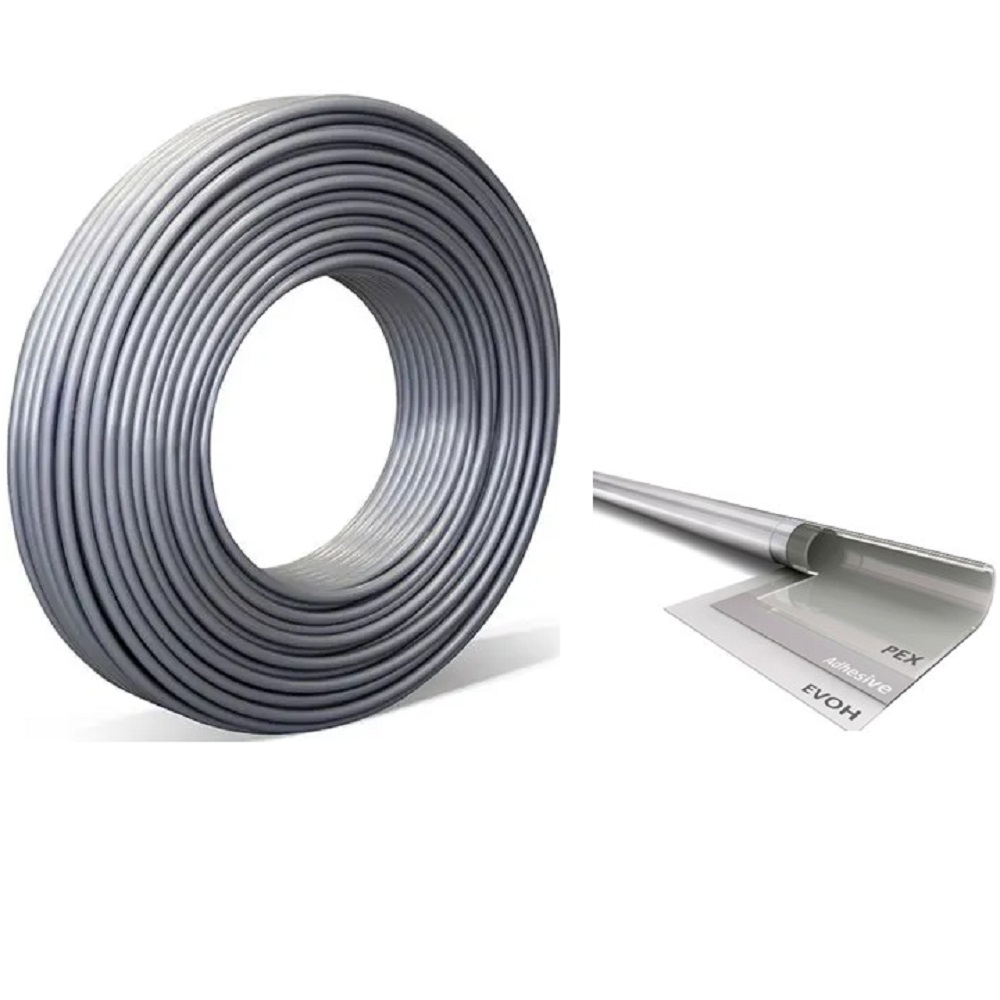 Универсальная труба Varmega Flex PE-Xa/EVOH многослойная Серый